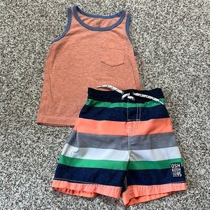 18-24 month tank and swim shorts